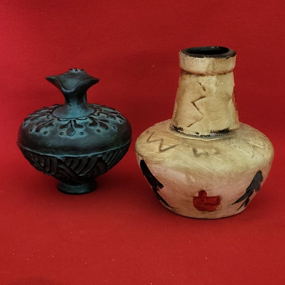 Jar Pottery Marked Hand Made Greece Meteor Crater Arizona - Picture 4 of 13